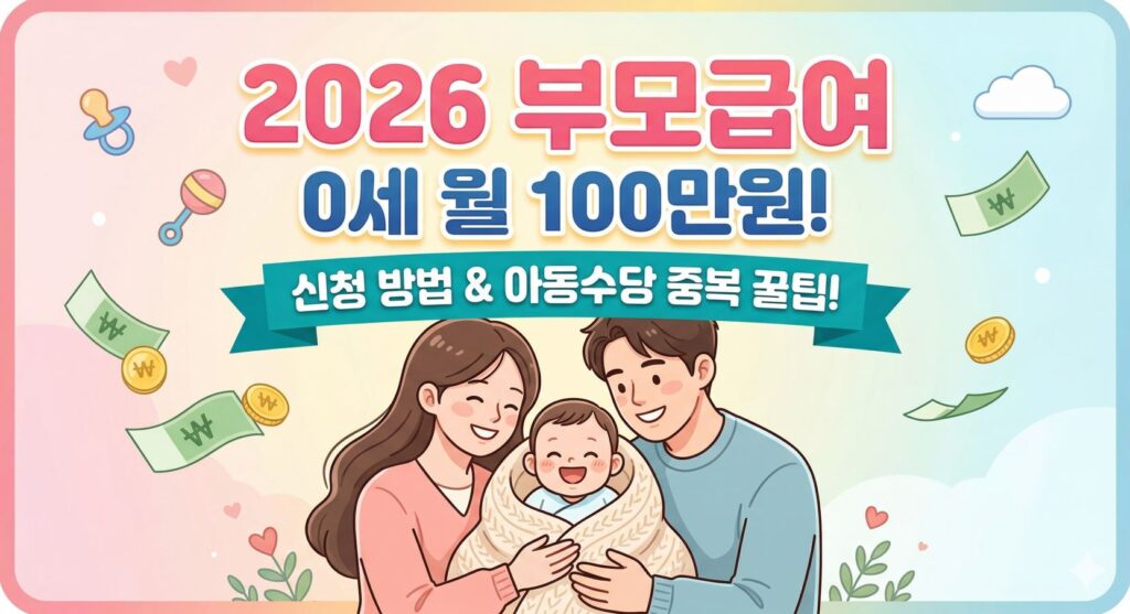2026 부모급여 최대 330만원 자격 요건 10초 판별기 요약 썸네일